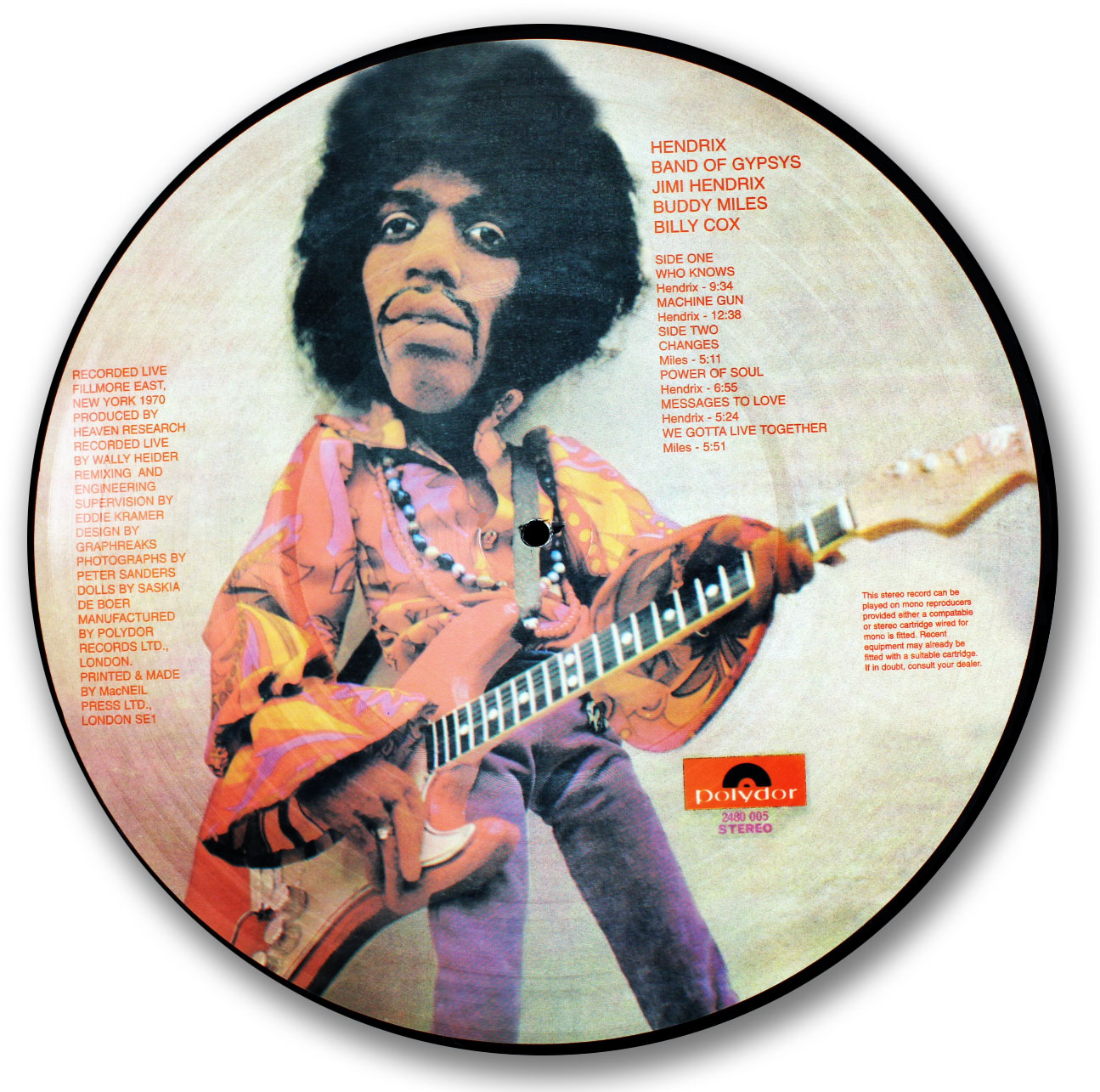 Jimi Hendrix - Band of Gypsys - the Vinyl Underground