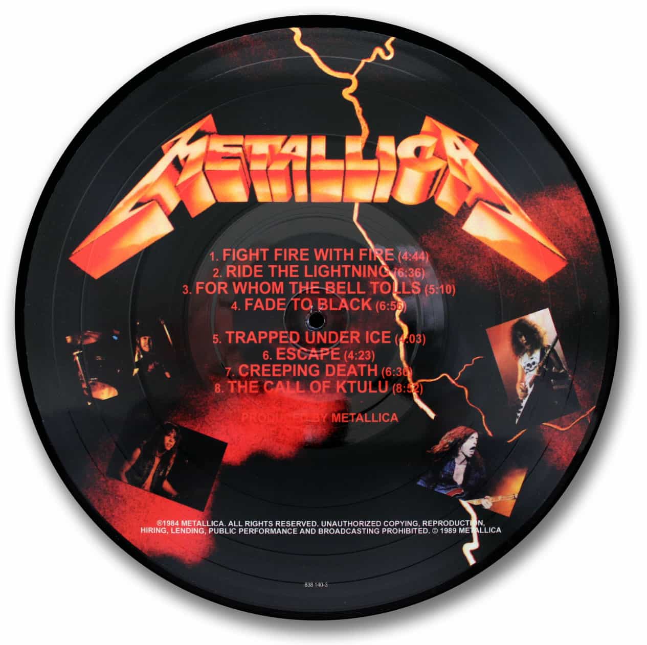 Metallica - Ride the Lightning (Vinilo) - DISCOSAYD